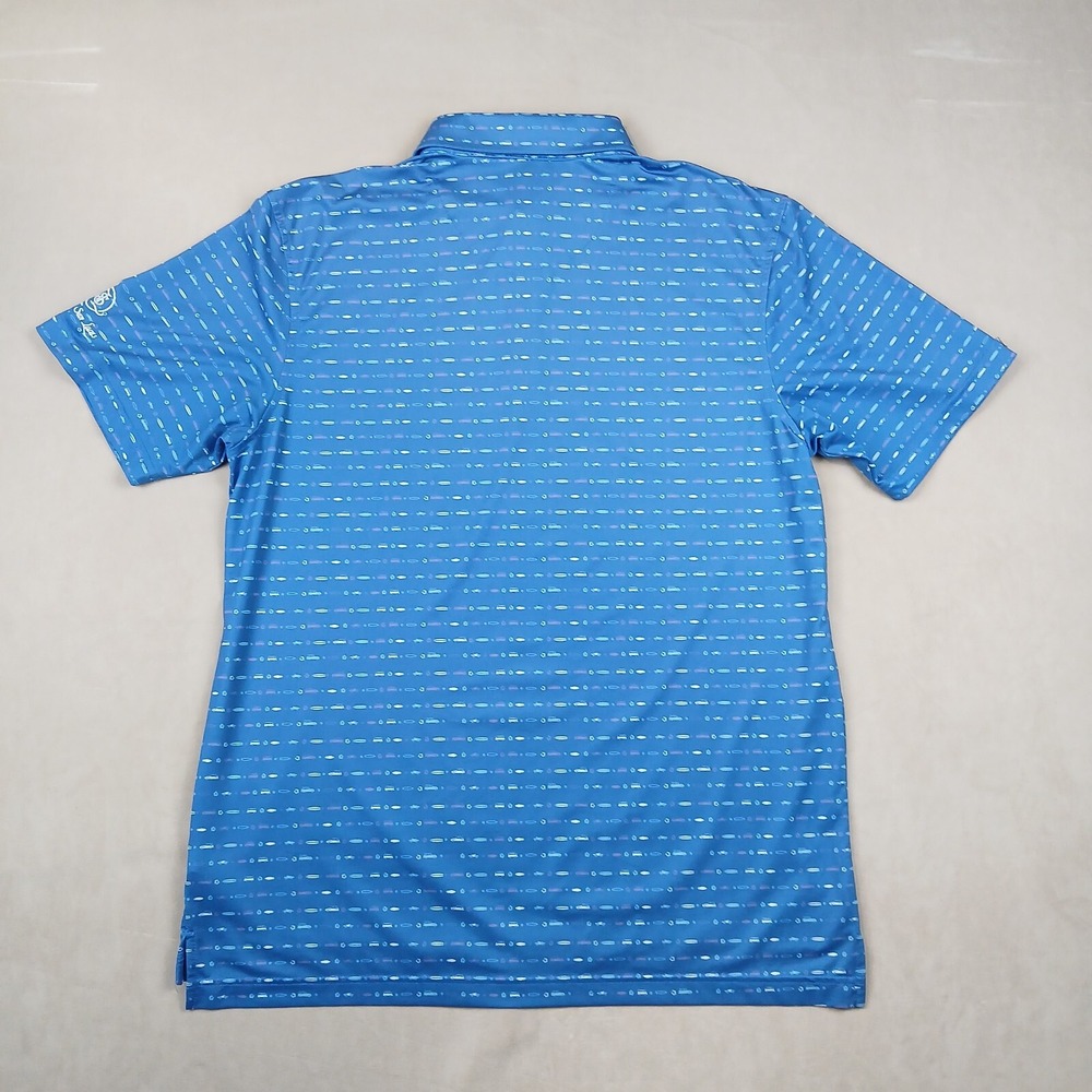 Straight Down Medium Mens Shirt Polo Golf Stretch Performance 22x28 San Lucas - Picture 11 of 13
